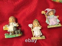 Precious Moments Wizard of Oz Resin Emerald City Yellow Brick Rd. 2003 2004 Set