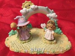 Precious Moments Wizard of Oz Resin Emerald City Yellow Brick Rd. 2003 2004 Set