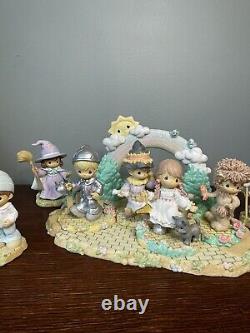 Precious Moments Wizard of Oz Resin Emerald City/Yellow Brick Road Set 2003/2004