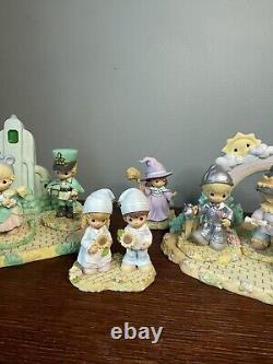 Precious Moments Wizard of Oz Resin Emerald City/Yellow Brick Road Set 2003/2004