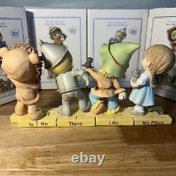 Precious Moments Wizard of Oz There is No Place Like Home (4) Figurines NIB