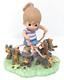 Precious Moments Yorkie Best Friends Take The Lead Furry Best Friends Numbered