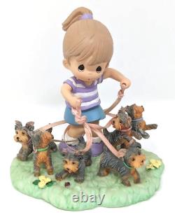 Precious Moments Yorkie Best Friends Take The Lead Furry Best Friends Numbered
