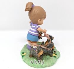 Precious Moments Yorkie Best Friends Take The Lead Furry Best Friends Numbered