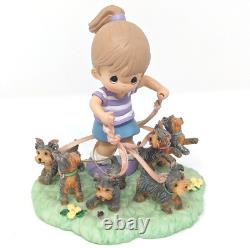Precious Moments Yorkie Best Friends Take The Lead Furry Best Friends Numbered
