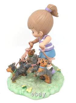 Precious Moments Yorkie Best Friends Take The Lead Furry Best Friends Numbered