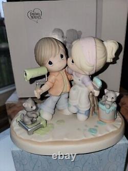 Precious Moments You Add Color To My World Limited Edition Figurine With Blue Eyes