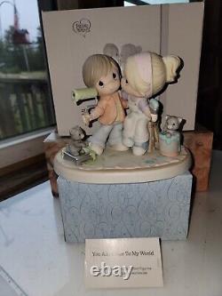 Precious Moments You Add Color To My World Limited Edition Figurine With Blue Eyes