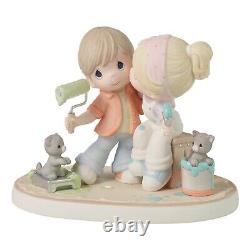 Precious Moments You Add Color to My World Limited Ed House Painting Figurine