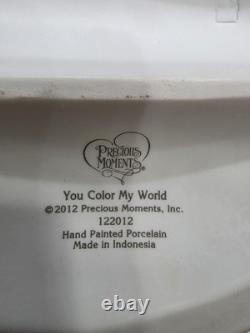 Precious Moments You Color My World 122012 Hand Painted Porcelain Figurine