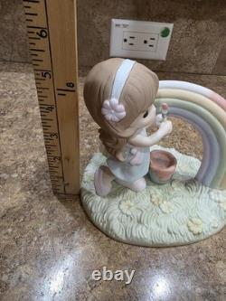 Precious Moments You Color My World 122012 Hand Painted Porcelain Figurine