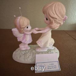 Precious Moments You Give Me Wings To Fly 114003 Porcelain Bisque Figurine