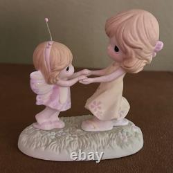 Precious Moments You Give Me Wings To Fly 114003 Porcelain Bisque Figurine