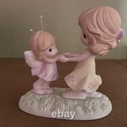 Precious Moments You Give Me Wings To Fly 114003 Porcelain Bisque Figurine