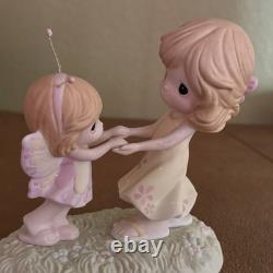 Precious Moments You Give Me Wings To Fly 114003 Porcelain Bisque Figurine