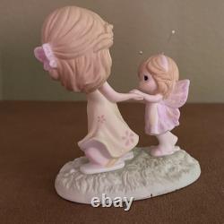 Precious Moments You Give Me Wings To Fly 114003 Porcelain Bisque Figurine