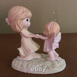 Precious Moments You Give Me Wings To Fly 114003 Porcelain Bisque Figurine