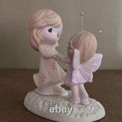 Precious Moments You Give Me Wings To Fly 114003 Porcelain Bisque Figurine