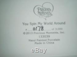 Precious Moments You Spin My World Around 133039 Limited Edition NIB