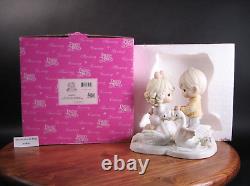 Precious Moments Your Love Gives Me Wings 610070 Couple With Swans Figurine