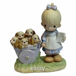 Precious Moments e1378 God Loveth a Cheerful Giver MIB