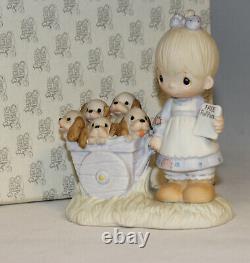 Precious Moments e1378 God Loveth a Cheerful Giver MIB