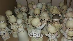 Precious moments HUGE LOT 100 FIGURINES 16 HOUSES