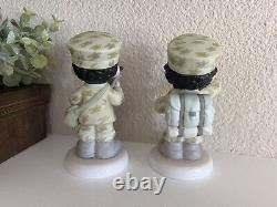 Precious moments Marine Corps figurines rare