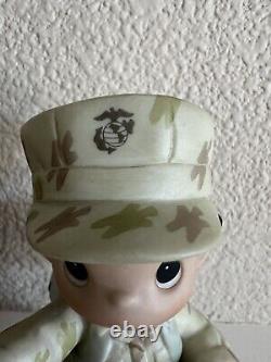 Precious moments Marine Corps figurines rare