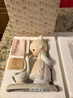 Precious moments figurine RARE 10 tall 1 of 1500 limited edition! 1 OWNER