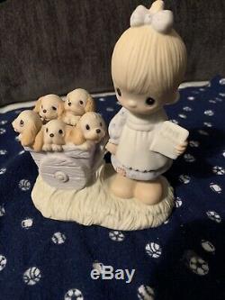 Precious moments figurines God Loveth A Cheerful Giver