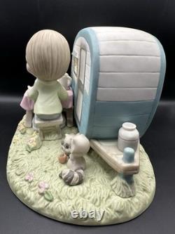 Precious moments figurines I'm A Happy Camper When I'm With You
