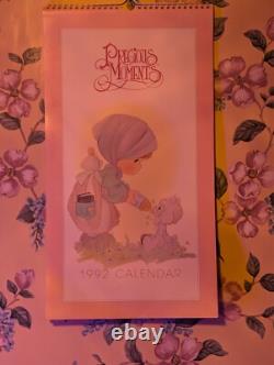 Precious moments figurines Lot of 53 WithCalendars, Coloring Books, Plates and Pins