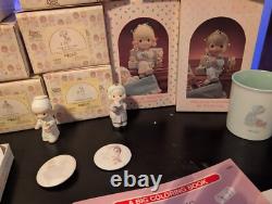 Precious moments figurines Lot of 53 WithCalendars, Coloring Books, Plates and Pins