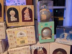 Precious moments figurines Lot of 53 WithCalendars, Coloring Books, Plates and Pins