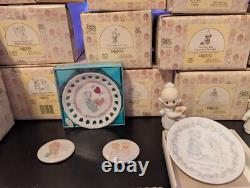 Precious moments figurines Lot of 53 WithCalendars, Coloring Books, Plates and Pins