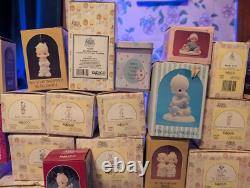 Precious moments figurines Lot of 53 WithCalendars, Coloring Books, Plates and Pins