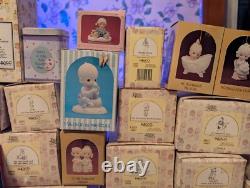 Precious moments figurines Lot of 53 WithCalendars, Coloring Books, Plates and Pins