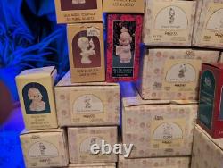 Precious moments figurines Lot of 53 WithCalendars, Coloring Books, Plates and Pins