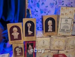 Precious moments figurines Lot of 53 WithCalendars, Coloring Books, Plates and Pins