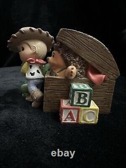 Precious moments figurines Musical Woody Toy Chest Disney's Toy Story