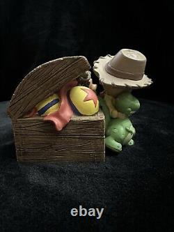 Precious moments figurines Musical Woody Toy Chest Disney's Toy Story