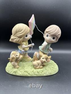Precious moments figurines Our Love Takes Flight Signed Singapore Exc