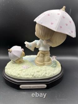 Precious moments figurines Showered With Love & Thot-fulness Signed