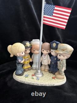 Precious moments figurines United Together, Our Heroes Forever