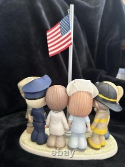 Precious moments figurines United Together, Our Heroes Forever