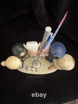 Precious moments figurines United Together, Our Heroes Forever