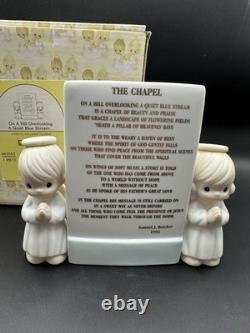 Precious moments figurines rare On A Hill Overlooking A Quiet Blue Stream