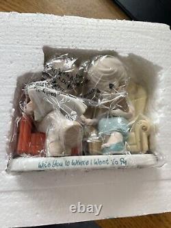 Precious moments rare with you is where I want to be figurine Vintage NOS