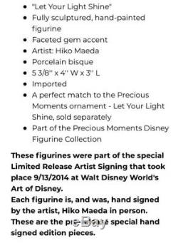 RAPUNZEL 2014 Precious Moments SIGNED BY HIKO VERY RARE Disney Park Exclusive
